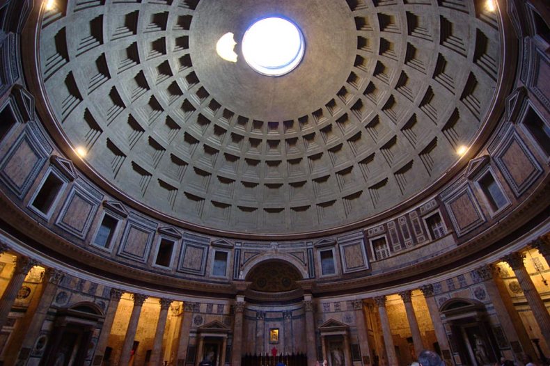 Image result for roman pantheon concrete